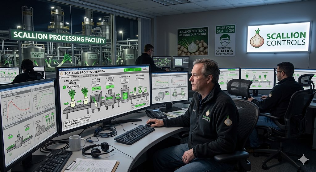 ScallionGPT Onion Processing Facility - Agentic Control Room